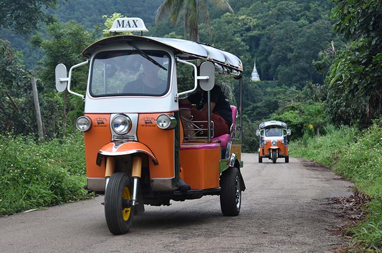 Tuk Tuk around the Village